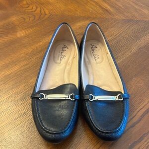 Black abella loafers never worn
